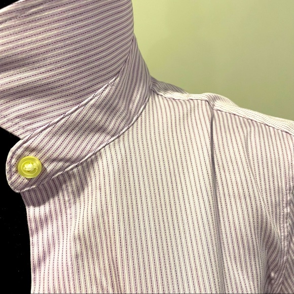 Banana Republic Non Iron Lilac Button Down Shirt - Picture 5 of 12